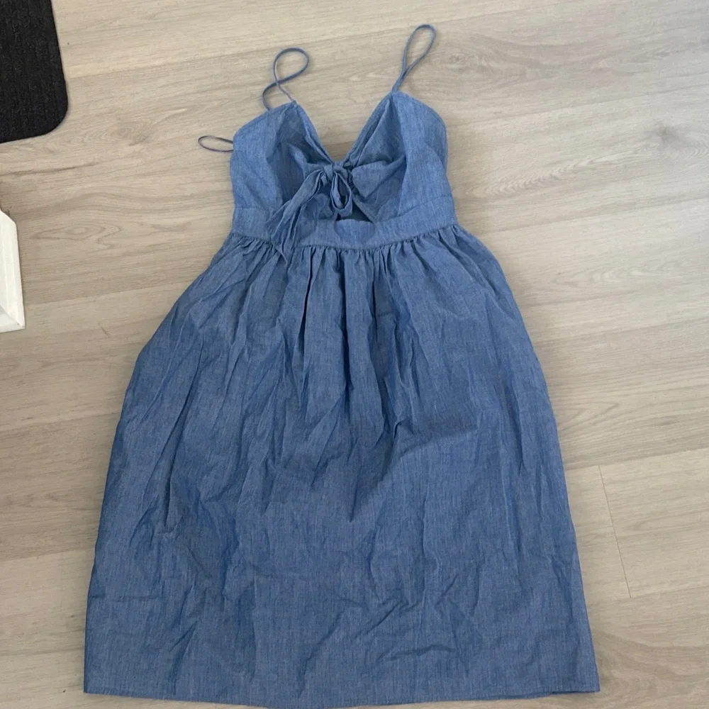 Zara Blue Midi Dress - Picture 1 of 3